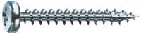 Шуруп (саморез) 3.5х40 (оцинков., полусферическая головка, полная резьба шлиц PZ , бита Z2, 4CUT, WIROX A9J) 1000 штук