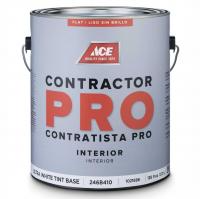 Ультра-белая матовая краска для внутренних работ Contractor Pro Flat Interior Wall Paint