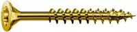 Саморез 5.0х100 (оцинк,желтая пассивация A2L, потайная головка, неполная резьба. T-STAR plus, бита T20, наконечник 4CUT) 100 штук