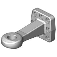 Петля сцепная с фланцем Scharmuller 00.652.32.0-A90