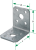 Соединитель угловой SXAC 60 x 60 x 45 x 2,5мм - 50шт Соединитель угловой SXAC 60 x 60 x 45 x 2,5мм - 50шт