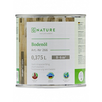  Износоустойчивое масло с твердым воском для защиты древесины GNature 266 Bodenöl (шелковистый)