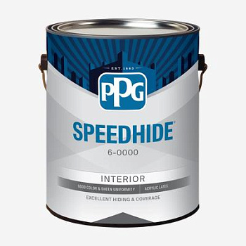 Краска PPG Speedhide для стен и потолков , ULTRA FLAT (ультраматовая)