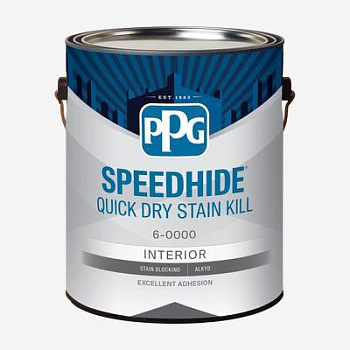Краска PPG Speedhide для стен и потолков  SEMI-GLOSS (полуглянцевая)
