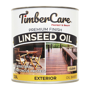 МАСЛО ЛЬНЯНОЕ ДЛЯ НАРУЖНЫХ РАБОТ TimberCare Linseed Oil,цвет Прозрачный, банка 0.75 л
