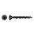 Шуруп (саморез) 4.0х20 (оцинк с покрытием Blax, потайная головка, полная резьба,T-STAR plus, бита T20, наконечник 4CUT) 200 штук 
