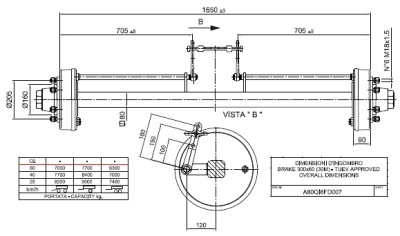 Ось ADR A80QI6FD007