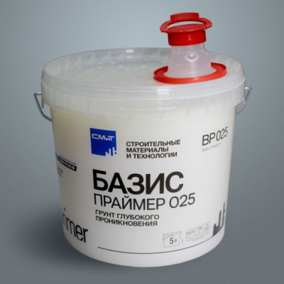 Базис Праймер 025 СМиТ грунт глубокого проникновения 5 l