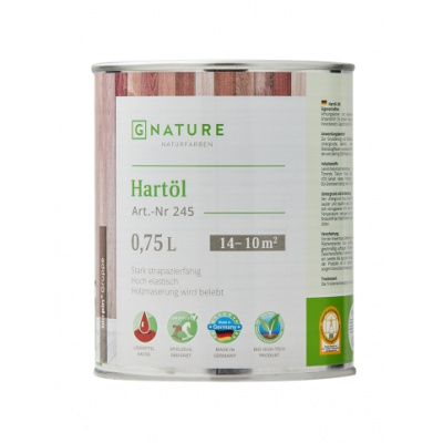 Твердое масло-воск  GNature  Hartol 245-0.75
