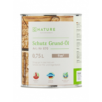  Защитное масло-воск  с антисептиком GNature 870 Schutz Grund-Öl
