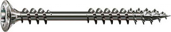 Шуруп (саморез) 4.5х60 (нержавеющая сталь A2, потайная головка, фиксирующая резьба, T-STAR plus, бита T20,4CUT) бита T20, 400 штук в коробке+сверло с фрезой+ бита в подарок