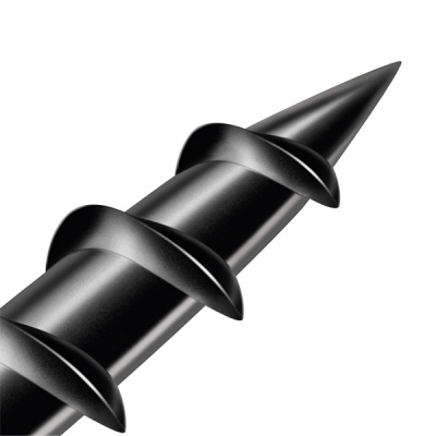 Шуруп (саморез) GIX B 3.9 x55 мм 500 шт/уп (тонкая полная резьба, трубная головка, крестообразный паз H, острие иглы,  бита H2. фософрно-черный.  ) .