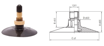 Камера для сельхозтехники 30"/16.9-30/TR-218A
