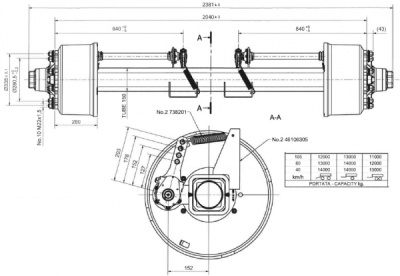 Ось ADR AS5XL1YC001