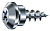 Шуруп (саморез) 5.0х12 (нерж.,покрытие WIROX A9J, фиксирующая головка, полная резьба, RS-5, шлиц H, бита Н2) 2000 штук