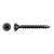 Шуруп (саморез) 4.5х30 (оцинк с покрытием Blax, потайная головка, полная резьба,T-STAR plus, бита T20, наконечник 4CUT) 200 штук 