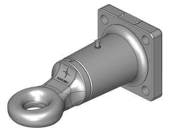 Петля сцепная с фланцем поворотная Scharmuller  00.664.40.0-A02
