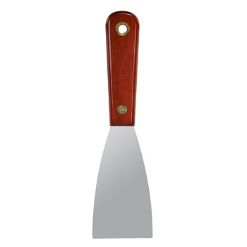 Шпатель Warner 10753 из нердавеющей стали  с ручкой из  красного дерева - 2″ (5,08 см)