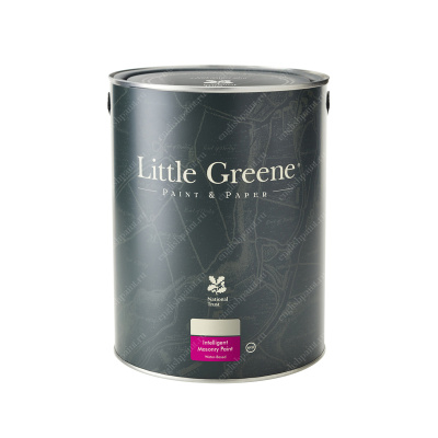 Краска Little Greene Intelligent Masonry Paint (5%) матовая для минеральных фасадов, 5 л